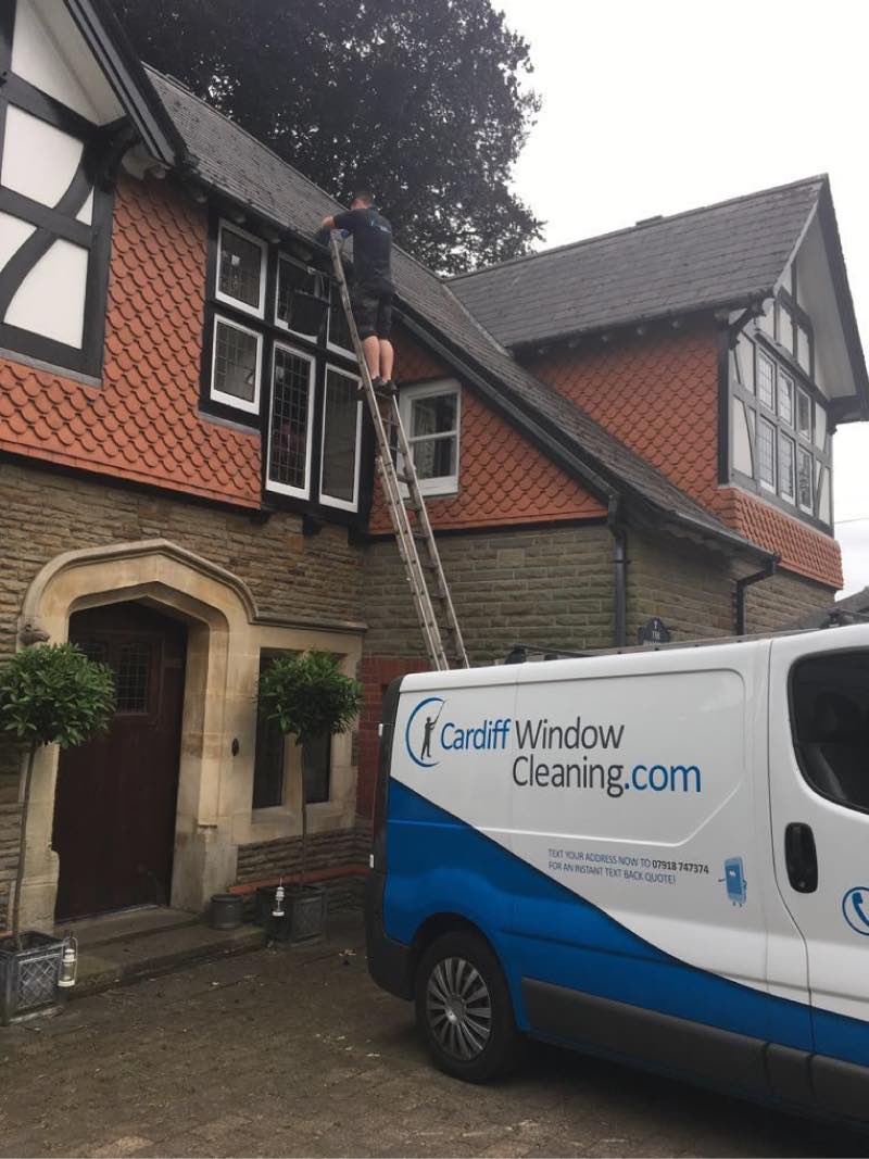 uPVC and gutter cleaning in Cardiff